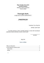 Paraugs 'Portfolio studiju kursā "Darba tiesības/DGL"', 1.