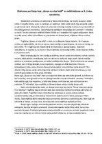 Eseja 'Pārdomas par Raiņa lugu "Jāzeps un viņa brāļi" un tās salīdzinājums ar A.Liniņa ', 1.