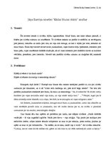 Referāts 'Jāņa Ezeriņa noveles "Kādas blusas stāsts" analīze', 1.