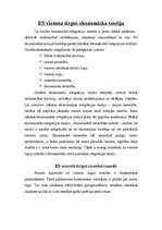 Referāts 'ES vienota tirgus ekonomiskā teorija', 1.