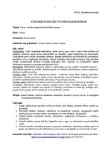 Prakses atskaite 'Integrētā mācību stunda dabaszinībās', 1.