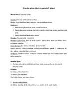 Konspekts 'Darbības vārda vienkāršie laiki. Stundas plāns latviešu valodā 7.klasei', 1.