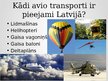 Prezentācija 'Avio transports Latvijā', 3.