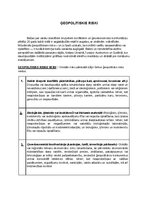 Referāts 'Ģeopolitiskie riski', 1.