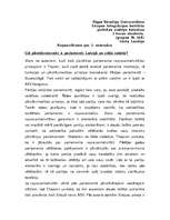 Eseja 'Politiskās institūcijas. Parlaments un izpildvara', 1.