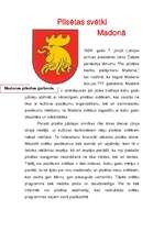 Konspekts 'Pilsētas svētki Madonā', 1.