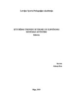 Referāts 'Izturības treniņu ietekme uz elpošanas sistēmas attīstību', 1.