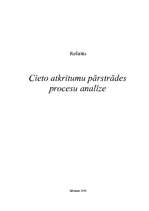 Referāts 'Cieto sadzīves atkritumu pārstrādes procesu analīze', 1.