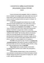 Referāts 'Audzināšanas mērķa raksturojums pedagoģiskās domas vēsturē', 1.