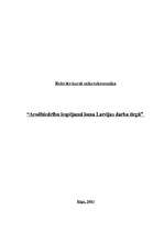 Referāts 'Arodbiedrību iespējamā loma Latvijas darba tirgū', 1.