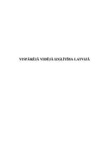 Referāts 'Vispārējā vidējā izglītība Latvijā', 1.
