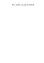 Referāts 'Zāļu reklāma farmācijas tirgū', 1.