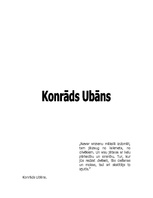 Referāts 'Konrāds Ubāns', 1.