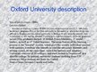 Prezentācija 'The University of Oxford', 4.