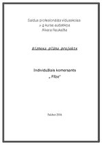 Biznesa plāns 'IK "Flīze”', 1.