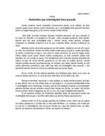 Eseja 'Komentārs par visvērtīgāko lietu pasaulē', 1.