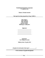 Referāts 'Danish Market Research for Kalev Company', 2.