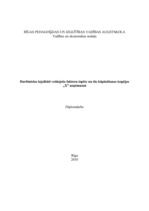 Diplomdarbs 'Darbinieku lojalitāti veidojošo faktoru izpēte un tās kāpināšanas iespējas "X" u', 1.