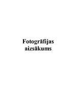 Eseja 'Fotogrāfijas aizsākums', 1.
