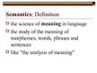 Prezentācija 'Pragmatics and Semantics. Linguistic. English', 25.