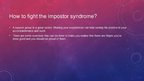 Prezentācija 'Impostor syndrome', 8.