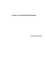Konspekts 'Latvijas un Austrijas policiju salīdzinājums', 1.