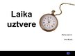 Prezentācija 'Laika uztvere', 1.