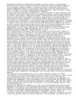 Eseja 'The Flaw of Utilitarianism', 1.