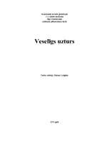 Referāts 'Veselīgs uzturs', 1.