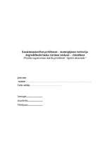 Referāts 'Lauksaimniecības problēmas - aizsargājamo teritoriju degradēšanās lauku tūrisma ', 1.