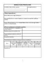 Paraugs 'Biznesa plāna forma', 1.