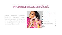 Prezentācija 'Inovatīvas sadarbības komunikācijas analīze: BALMAIN X BARBIE', 15.
