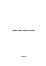 Referāts 'Liepājas dabisko biotopu novērtējums', 1.