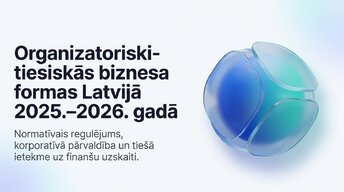 Prezentācija 'Organizatoriski - tiesiskās biznesa formas Latvijā 2025.-2026.gadā', 1.