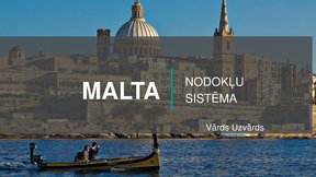 Prezentācija 'Nodokļu sistēma Maltā', 1.