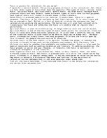 Eseja 'Music Is Purely for Relaxation', 1.