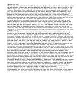 Eseja 'Mother to Son by Langston Hughes', 1.