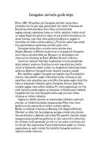 Konspekts 'Zemgales sieviešu goda tērps', 1.