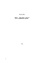 Biznesa plāns 'SIA "Quality plus"', 3.
