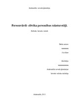 Referāts 'Personvārdi', 1.
