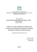 Diplomdarbs 'Vidējo attālumu lidmašīnas konstrukcijas izstrāde no moderniem materiāliem un sp', 1.