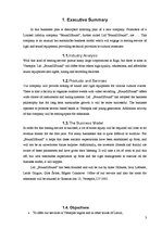 Biznesa plāns 'Business Plan LTD "Bound2Sound"', 3.