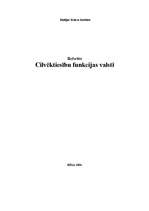 Referāts 'Cilvēktiesību funkcijas valstī', 1.