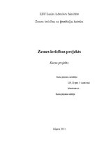 Referāts 'Zemes ierīcības projekts', 1.