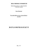 Diplomdarbs 'Personālvadības procesa pilnveidošanas projekts', 1.