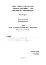 Konspekts 'Sociālā mijiedarbība. Sociālā struktūra. Grupas un organizācijas', 1.