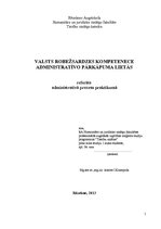 Referāts 'Valsts robežsardzes kompetenece administratīvo pārkāpuma lietās', 1.
