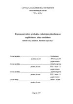 Paraugs 'Uzņēmumā ražoto produktu realizācijas plānošana un uzglabāšanas laiku noteikšana', 1.