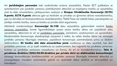 Prezentācija 'Fizisko personu datu apstrādes likums', 6.