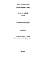 Referāts 'Komersantu veidi', 1.